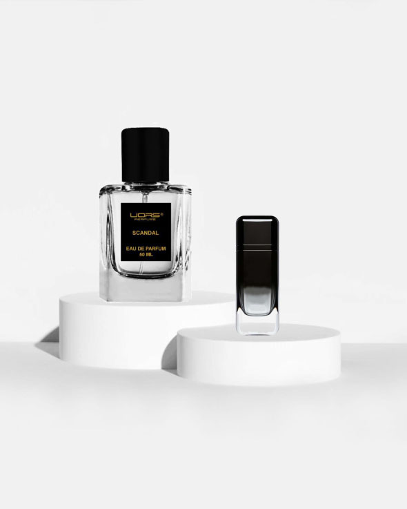 UORS Scandal Eau de Parfum - 50 ml (Men) | Carolina Herrera 212 Black.